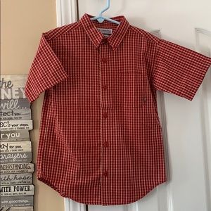❌ SOLD ❌ Boys Columbia SS Plaid Button Down